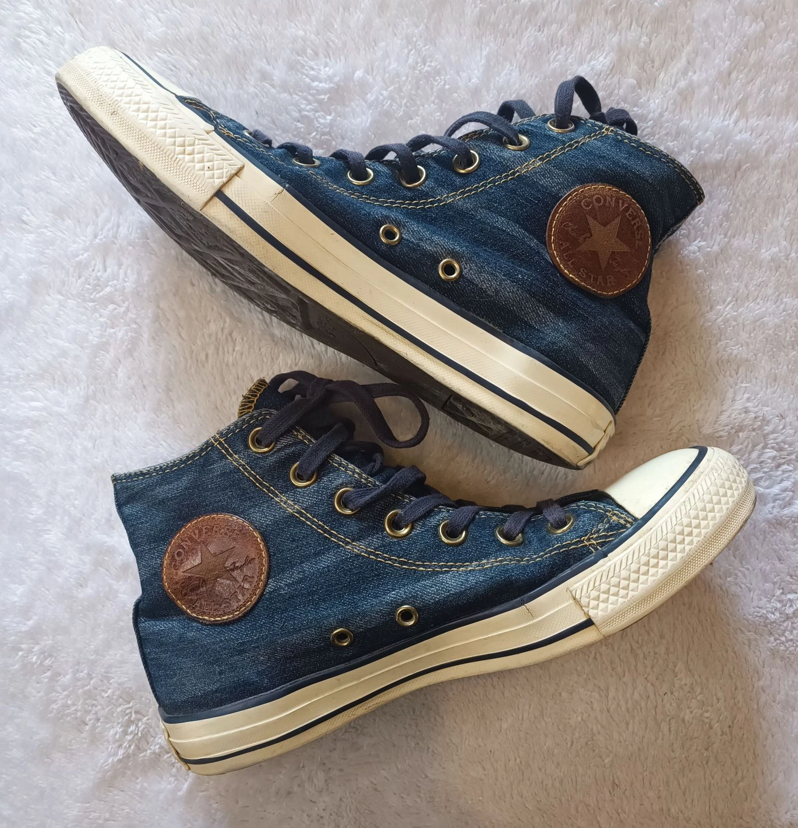 Paire de converses All Star Chuck Taylor taille 38 très bon état en denim